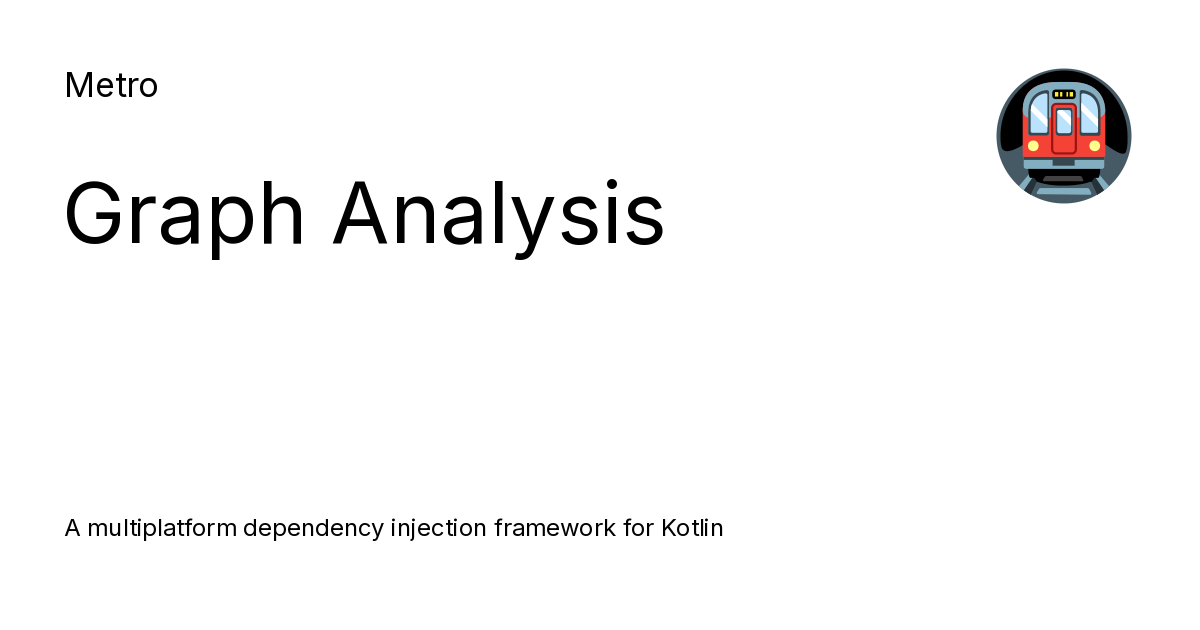 Nalysis Graph Graph Analysis - Metro